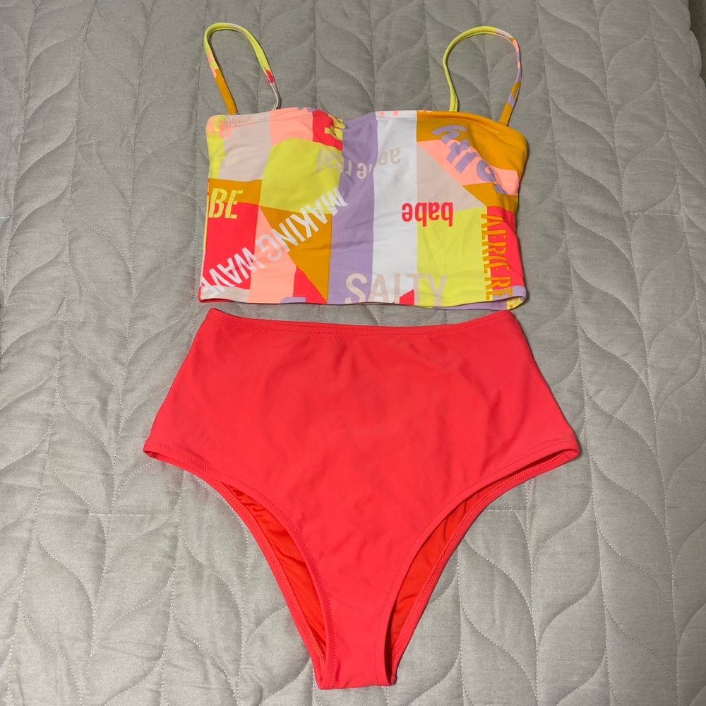 Aerie red bikini set